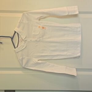 Gymboree Long Sleeve white uniform shirt- Girls 7 NWT